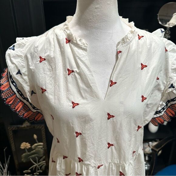 Marie Oliver Gia Embroidered Dress Size Small - Picture 3 of 12